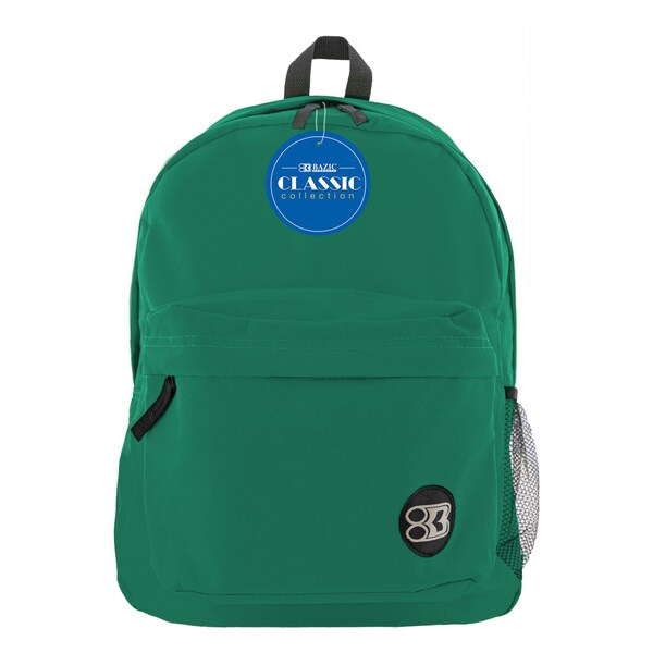 Classic Backpack 17in Green, PK2